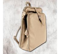 Zaino Da Città Taupe Beige Toscanto In Pelle ORTM102RN