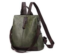 Zaino da donna 2022 nuovo PU europeo americano retrò borsa da viaggio per il tempo libero con tasche multiple Impermeabile - Cinghie regolabili Zaino casual alla moda per shopping quotidiano campeggio