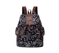Zaino da donna alla moda come portafoglio, borsa per libri, zaino leggero per la città per tutti i giorni e il lavoro, versatile combinabile, con funzione a tracolla, materiale robusto ed elegante