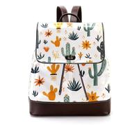 Zaino da donna alla moda, con teschio occidentale floreale e ossa di fiori in finta pelle, borsa a tracolla per ragazze adolescenti, Multicolore 04, 27x12.3x32cm