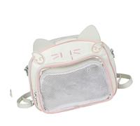 Zaino Da Donna Anime Cats Itabag Zaino Multiuso In PU Con Tasche Multiple Borsa A Tracolla Trasparente Con Display Frontale In Pelle PU
