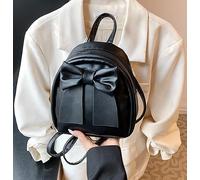 Zaino da donna carino con fiocco, alla moda, piccola borsa a tracolla dal design semplice, casual, versatile, da viaggio