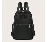 Zaino da donna con ricamo a motivo diamantato, minimale e pratico multifunzionale, accessorio essenziale per la scuola, adatto a donne, ragazze e studenti, perfettamente abbinabile agli accessori per 