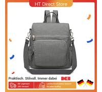 Zaino da donna KONO borsa da scuola in Nylon antifurto zaino Casual Vintage per lavoro da viaggio e borsa a tracolla per la vita quotidiana