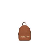 Zaino Da Donna Marchio Love Moschino, Modello JC4193PP1IKD0, Realizzato In Poliuretano. Marrone