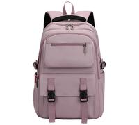 Zaino da donna per laptop, casual, alla moda, di grande capacità, ideale per la scuola e i viaggi, per libri, colore viola, 16 pollici.