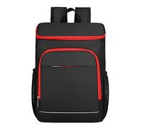 Zaino da donna, zaino alla moda, borsa da donna, grande design da viaggio, trasformabile, borsa a tracolla per il college bello zaini per le ragazze asilo, Colore: rosso, taglia unica