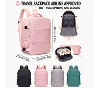 Zaino da donna, zaino da viaggio di grande capacità, zaino per pendolarismo e scuola, borsa per computer alla moda, borsa da viaggio aziendale a breve distanza, zaino da viaggio approvato per compagni