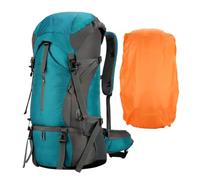 Zaino da escursionismo da 70 l, da campeggio, ergonomico, da uomo | 70 litri per viaggi con zaino in spalla, campeggio, escursionismo, viaggi, avventure all'aperto, trekking, alpinismo