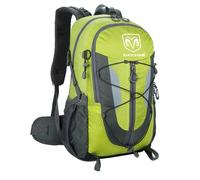 Zaino da escursionismo impermeabile American Muscle Car Enthusiast, resistente impermeabile per outdoor, escursionismo grande multi-scomparti impermeabile, tasche(Green)