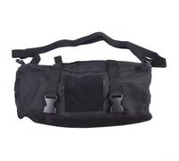Zaino da esterno in nylon 600D da 280 g, compatto, 600 denari, colore: nero | Per tessuto 600D resistente, dimensioni compatte 36 cm, cuciture, perfetto per percorsi all'aperto accidentati