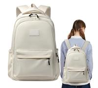 Zaino da giorno | Borsa per la scuola - Impermeabile Unisex Portagioie per lavoro, pendolari, viaggi, scuola, attività all'aperto, con funzione multiuso it una struttura 3D che offre un look
