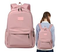Zaino da giorno | Borsa per la scuola - Impermeabile Unisex Portagioie per lavoro, pendolari, viaggi, scuola, attività all'aperto, con funzione multiuso it una struttura 3D che offre un look