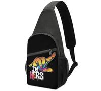Zaino Da Giorno Casual Zaini A Tracolla Per Ciclismo, Lavoro, Scuola I'M Hers Lesbian Couple Lgbt Poliestere Borsa A Tracolla