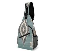Zaino Da Giorno Impermeabile Borsa A Tracolla Per Scuola, Escursionismo, Ciclismo Southwestern Native American Aztec Navajo Antifurto Borsa Petto