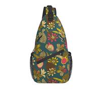 Zaino da giorno leggero e casual con tracolla, motivo due cavalli selvaggi che corrono, per uomini, donne e adulti, ideale come regalo da viaggio o per escursioni.