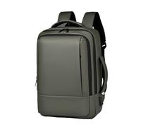 Zaino da lavoro con porta di ricarica USB | Zaino da viaggio con porta di | ricarica USB | da viaggio professionale extra large per computer portatile per adulti, personale, insegnano, Green Bamboo