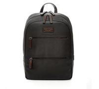 Zaino da lavoro in pelle Testa di Moro SPALDING & BROS - Zaino porta Pc Round Large Tech Leather