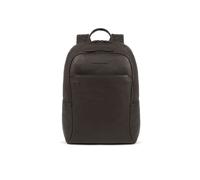 Piquadro Black Square Zaino pelle 44 cm scomparto Laptop dark brown (CA4762B3-TM)