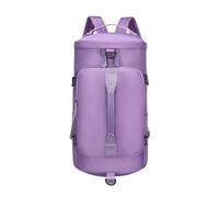 Zaino da nuoto con separazione asciutto e bagnato, cintura impermeabile con scomparto for scarpe, metodo di trasporto multiplo, zaino fitness, borsa da viaggio for brevi distanze(Light Purple)