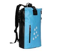 Zaino da nuoto e snorkeling in PVC for esterni: zaino a doppia spalla for uomini e donne, borsa da rafting impermeabile, attrezzatura for lo snorkeling, borsa impermeabile, mantiene l'attrezzatura(Blu