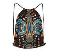 Zaino da Palestra Nice Symmetrical Pattern Spazioso Borsa con Coulisse Leggero Sacca da Palestra per Ginnastica All'Aperto Uomo 39X46Cm