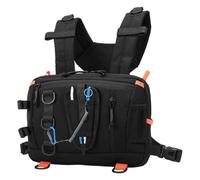 Zaino da pesca, grande organizer per attrezzi da pesca, Nero , | Grande borsa per attrezzi da pesca, impermeabile, leggera, ad accesso rapido Shoreline Dry Defense con scomparti