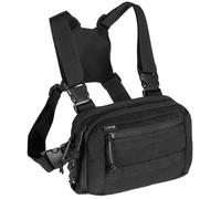 Zaino Da Petto Fox Recon Outdoor Tasche Da Escursionista Nera