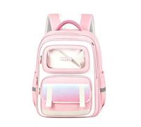 Zaino da ragazza grande capacità trasparente tasca borsa