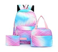 Zaino da ragazza, per la scuola, per computer portatile, per la spesa, per adolescenti, zaini con scatole, c, Einheitsgröße, Zainetto