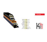 Zaino da scialpinismo Skitrab Maximo 7.0 (nero/verde) + attacchi OS