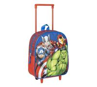 Zaino da scuola in stile trolley degli Avengers - Colore blu - 25 x 10 x 29 cm - Zaino da carrello realizzato in poliestere - Include tasselli antiscivolo - Prodotto originale progettato in Spagna,
