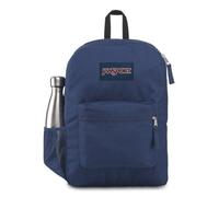 Zaino Da Scuola JanSport Cross Town 100% Autentico Con Tasca Frontale 13x8.5x17.