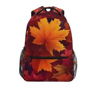 Zaino Da Scuola Maple Fall Leafs Daypack Per Office | Zainetto leggero Zaino Resistente zaini Per Office Notebook escursioni