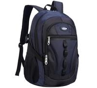 Zaino da scuola per bambini, ragazzi e ragazze, a blocchi di colore, zaino per la scuola elementare, borsa per libri, zaino in nylon impermeabile, zaino casual, A, Taglia unica, Casual