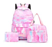 Zaino da scuola per ragazze, borsa per computer portatile, borsa termica per il pranzo, borsa tote borsa per ragazzi ragazzi bambini elegante zaino per donne, B, Taglia unica