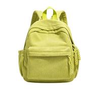 Zaino da Scuola - Zaino in Velluto a Coste Lavorato a Mano con Lettere Personalizzabili, Ideale per l'uso Quotidiano, di Grande capacità, dallo Stile Grazioso, Perfetto per la Scuola e i Viaggi.