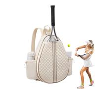 Zaino da tennis - borsa da viaggio per la racchetta, corriere leggero | Modern Sporty Design Style, tema di abbinamento all'aperto, spalline imbottite, sezioni organizzative con cerniera, tessuto mete