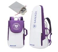 [Zaino da tennis e badminton] Borsa da tennis per uomini e donne, può contenere 1-3 racchette, zaino per racchette da tennis, badminton, squash, pagaie da pickleball, palline e accessori sportivi