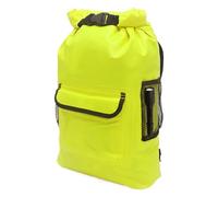 Zaino da trekking da uomo, zaino da trekking da 16 l, borsa asciutta con spallacci imbottiti, zaino da trekking da 16 l, zaino da viaggio all'aperto per uomini e donne, campeggio, alpinismo, giallo,