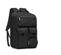 Zaino da uomo cabina for laptop viaggio di grande capacità for il college Per Uomo e Donna(Black)