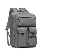 Zaino da uomo cabina for laptop viaggio di grande capacità for il college Per Uomo e Donna(Grey)