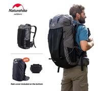 Zaino da uomo Naturehike Zaino da arrampicata da 40 litri Borsa a tracolla da viaggio Zaino da trekking da pesca Zaino da campeggio con coperchio