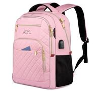 Zaino da uomo, per laptop da 15,6 pollici, impermeabile, per il lavoro e la scuola, per ragazzi e adolescenti, con porta di ricarica USB, 35 l, 15,6 pollici, Rucksack