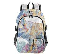 Zaino da viaggio Acquerello Pastore Tedesco College Scuola Bookbag