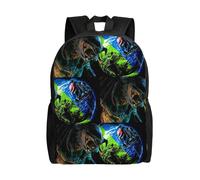 Zaino da viaggio Alien vs Predator Cartoon, borsa anime, borsa per notebook