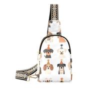Zaino da viaggio alla moda carino cucciolo di cartone animato robusto fanny pack per le donne per il pacchetto di giorno