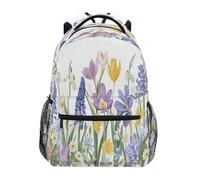Zaino Da Viaggio Blooming Spring Garden Borsone Classico Zainetto Uso Quotidiano Zaino Scuola Per College Lavoro Office 29X40CM