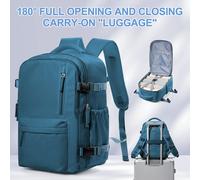 Zaino da viaggio Borsa da cabina, Zaino Ryanair 40x20x25 Carry-Ons, Zaino per laptop da 15,6 pollici per uomo e donna, Zaino casual 40x28x17