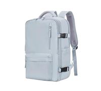 Zaino da viaggio cabina for aereo donna for laptop di grande capacità Per Uomo e Donna(Light Blue)